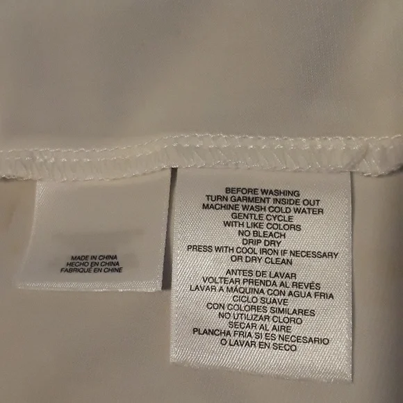 Anne Klein Black & White Shirt - Picture 6 of 6